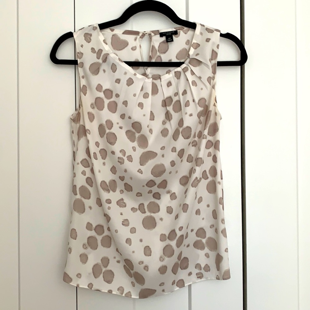 AT Patterned White Top